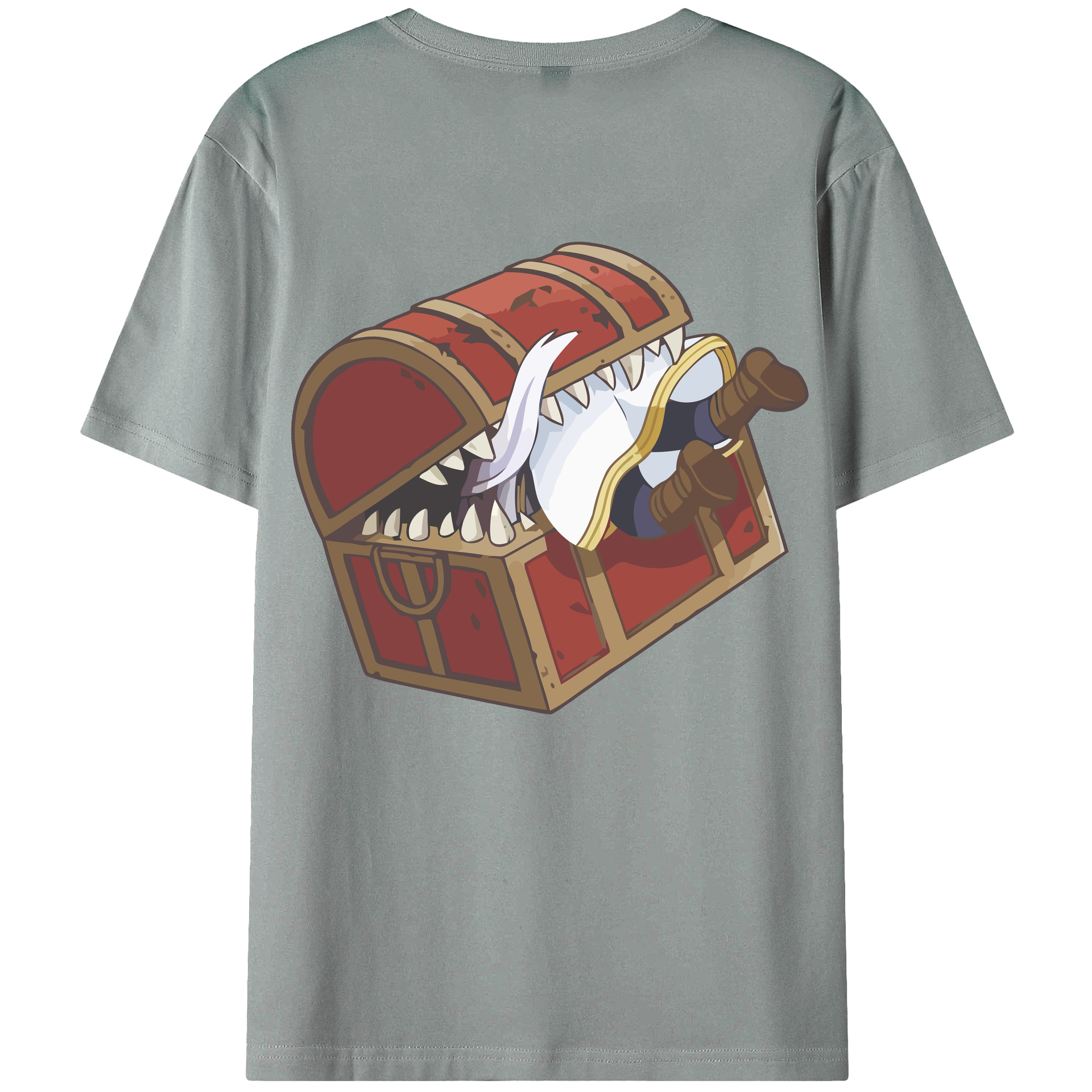 （画像用） 葬送のフリーレン Frieren 綿100％ メンズ半袖Tシャツ（バックプリント） 通気性